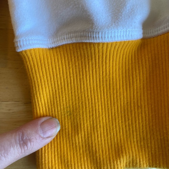 Lululemon Men’s Medium Training Yellow Track Full Zip Luon Bomber Jacket - Picture 4 of 6